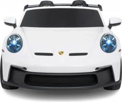 Elektrisches Kinderauto Porsche 911 GT3 24V mit zwei Sitzen – Weiß
