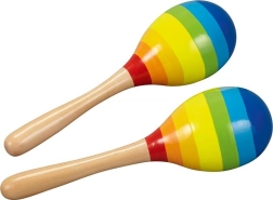 Goki Rumba-Kugeln Regenbogen – Set mit 2 Stück