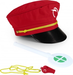 Set für ZSSK-Zugabfertiger mit Pfeife und Signalstab