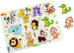 Holzpuzzle Safari mit 11 Teilen