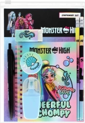 Schulset MONSTER HIGH mit Federmäppchen und Heft