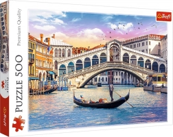 Puzzle 500 Teile Rialtobrücke Venedig