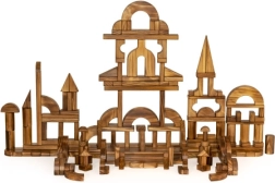 Premium-Holzbausteine – Set mit 264 Stück