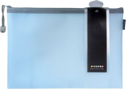 Reißverschlussmappe A4 Pastelini blau