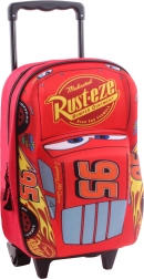 Kinder-3D-Rucksack auf Rollen Disney Pixar Cars Piston Cup 38 cm