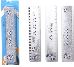 Lineal 20 cm mit Panda-Motiv