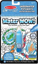 Wasser-Malbuch Water Wow! Finde den Weg – Unter Wasser