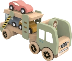 Holz-Autotransporter mit Autos 2Kids Toys