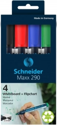 Schneider Set Maxx-Whiteboardmarker, 4 Stk.
