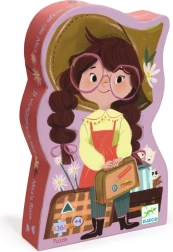 Djeco Puzzle Mia und der verrückte Zug – 36 Teile