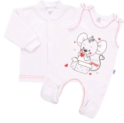 Baby-Set New Baby Mouse weiß 80 (9–12 Monate)