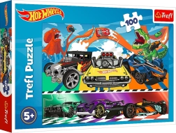 Puzzle 100 Teile HOT WHEELS – Rennwagen