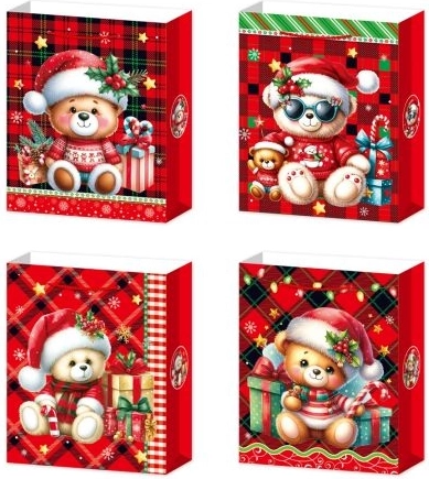Geschenktüte mit festlichem Motiv XL