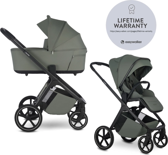 Easywalker Kombikinderwagen Zoey Go Mineral Green