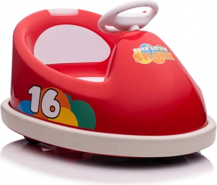 Rotes Kinderfahrzeug mit Akku