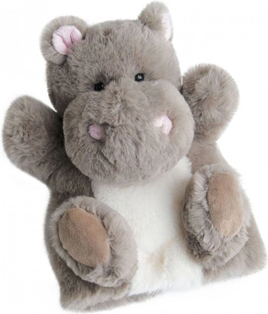 Doudou Histoire d’Ours Plüsch-Handpuppe Nilpferd 25 cm