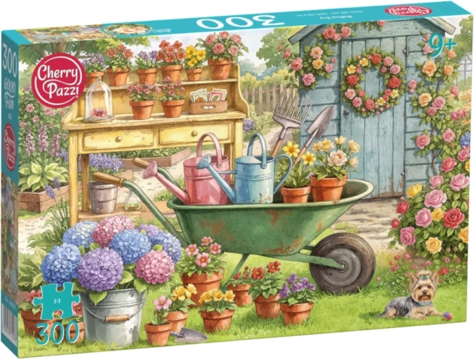 Cherry Pazzi Puzzle Blühender Garten, 300 Teile