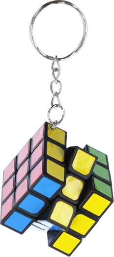 Schlüsselanhänger mit Mini-Knobelwürfel 3×3