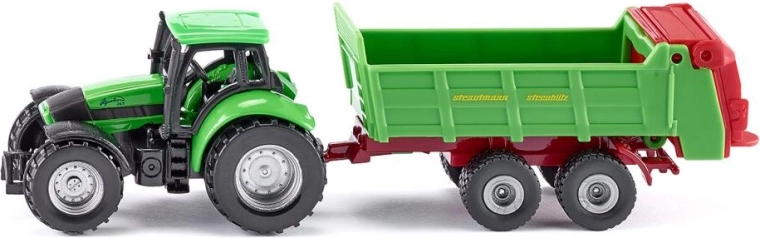Traktormodell DEUTZ mit STRAUTMANN-Streuer