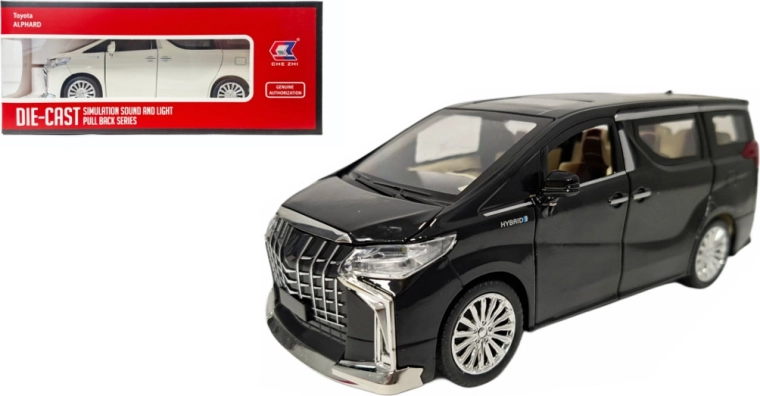 Toyota Alphard 1:24 Metallmodell mit Licht und Sound
