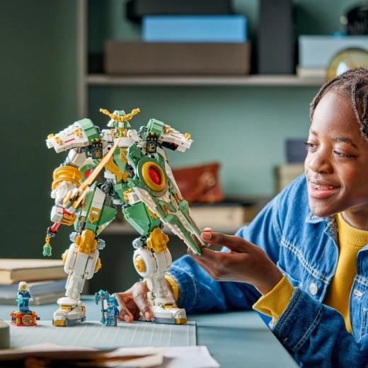 Imposanter, voll beweglicher Mech