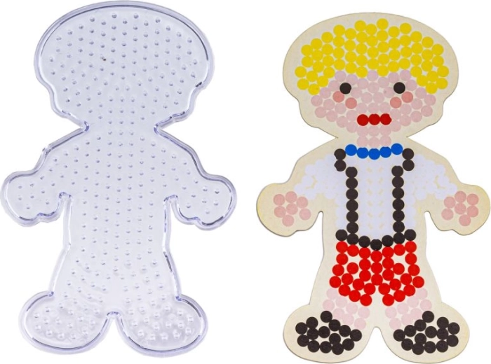 Steckplatte in Figurenform für präzises Stecken