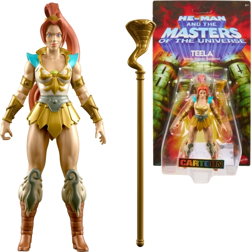 Mattel Masters of the Universe Origins Figur Teela 14 cm mit Zubehör