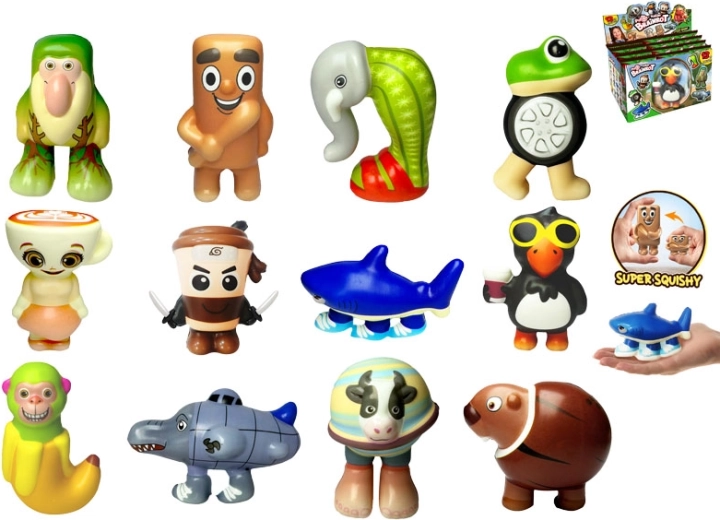 Brainrot PuffUps Squishy Antistress-Figuren – 12 Stile in Mystery-Verpackung