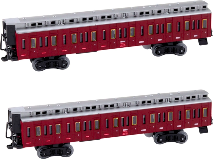 Detailreich gestaltete Waggons
