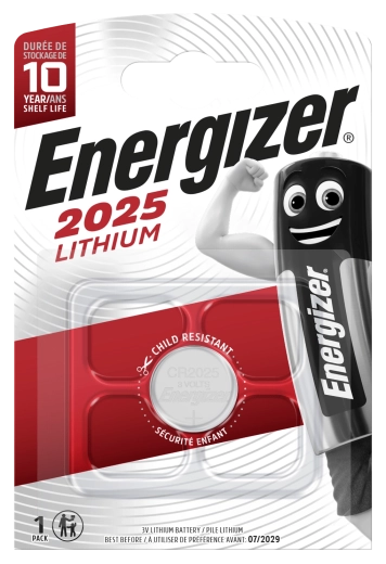 Lithium-Knopfzelle Energizer CR2025 3 V