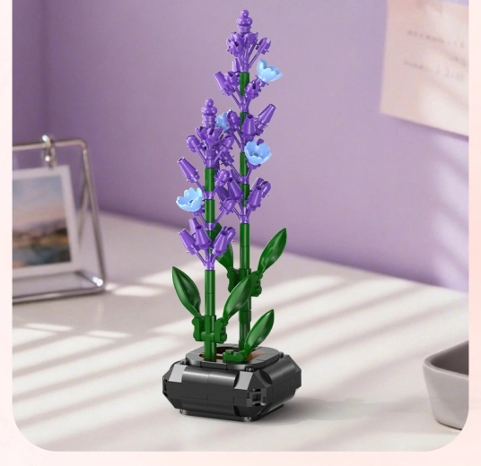 Realistischer Lavendel als Design-Dekoration