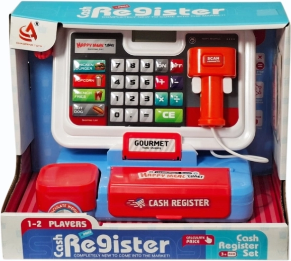 Kinderkasse mit Taschenrechner