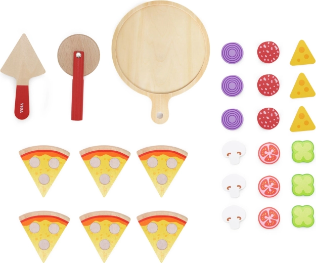27-teiliges Holz-Set für die Pizzeria zu Hause