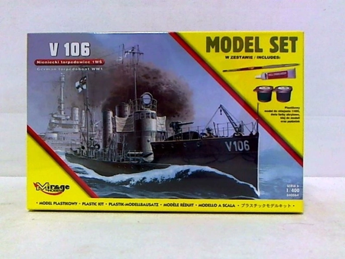 Mirage Hobby Torpedoboot V106 – Kunststoffmodell zum Zusammenkleben