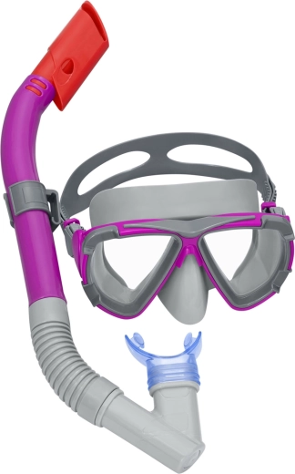 Lila Schnorchelset BESTWAY – Maske und Schnorchel