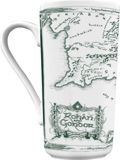 Keramikbecher Der Herr der Ringe – weiße Karte 470 ml
