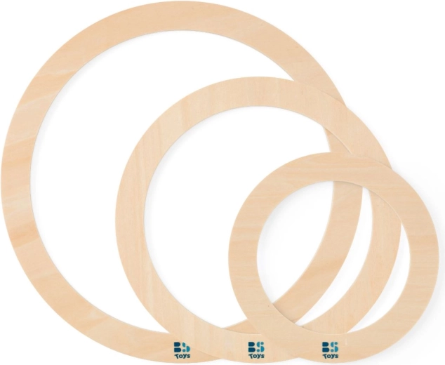Holzringe für eine variable Spielfläche