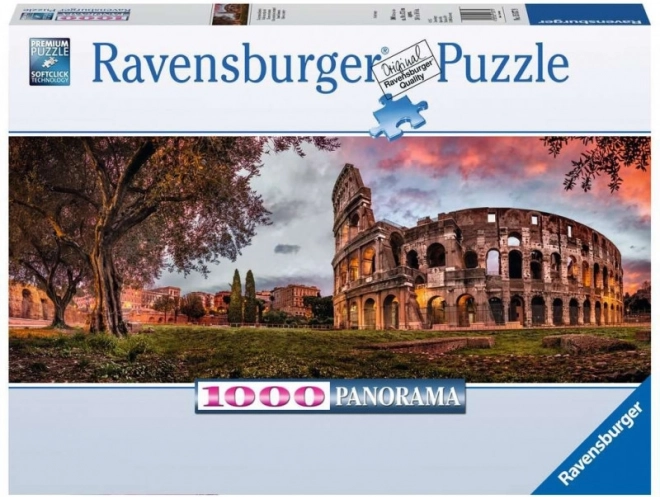 Ravensburger Panoramapuzzle 1000 Teile - Kolosseum beim Sonnenuntergang