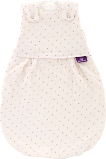 Träumeland mitwachsender Ganzjahres-Schlafsack Liebmich Twister beige 80/86
