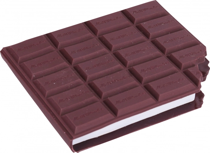 Ungelinierter Notizblock Schokolade 8,5 × 10 cm
