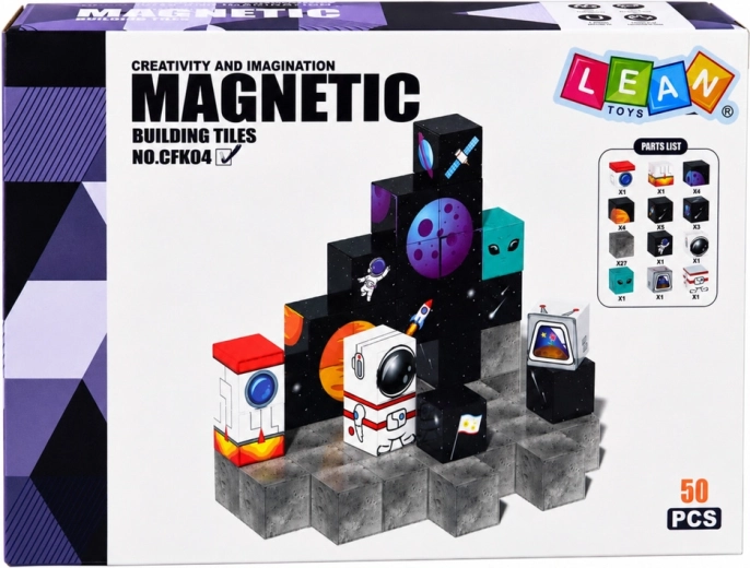 Magnetische Verbindung für schnelles Bauen in 2D und 3D
