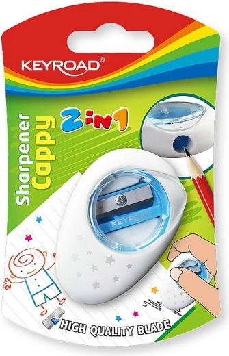 Anspitzer mit Radiergummi KEYROAD Cappy 2-in-1