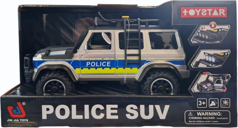 Polizei-Geländewagen mit Licht und Sound