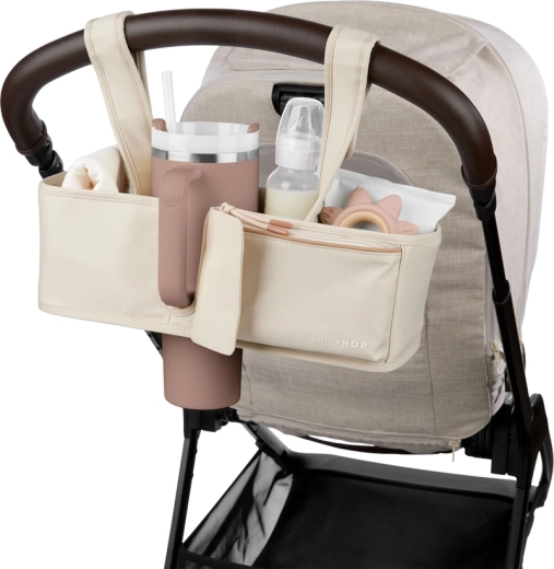 Universelle Befestigung am Kinderwagen
