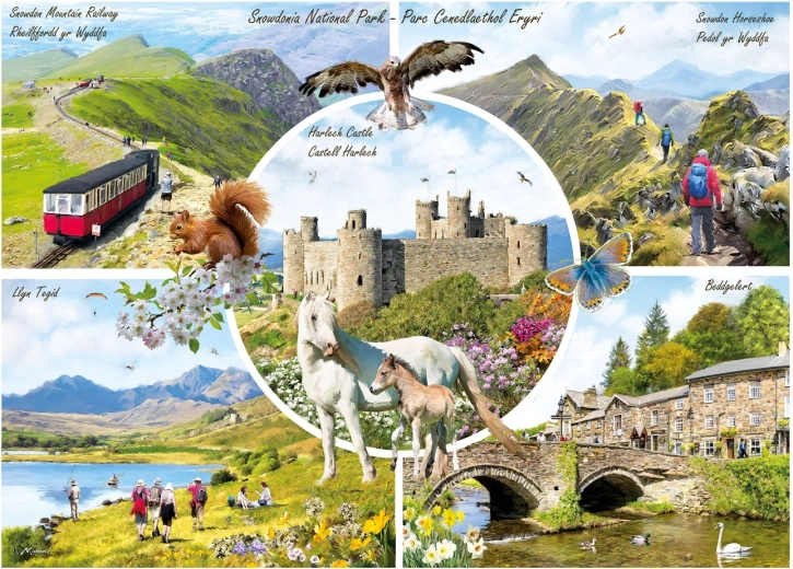 Puzzle Snowdonia 1000 Teile GIBSONS