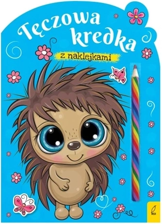 Igel – Malbuch mit Regenbogen-Buntstift