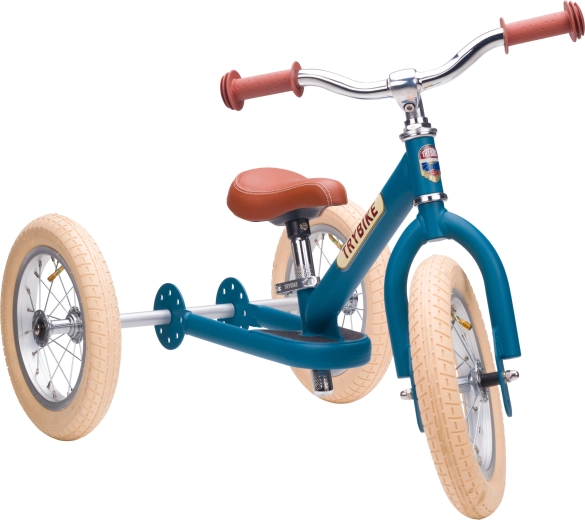 Trybike blaues Kinderlaufrad 2-in-1 (Dreirad und Zweirad)