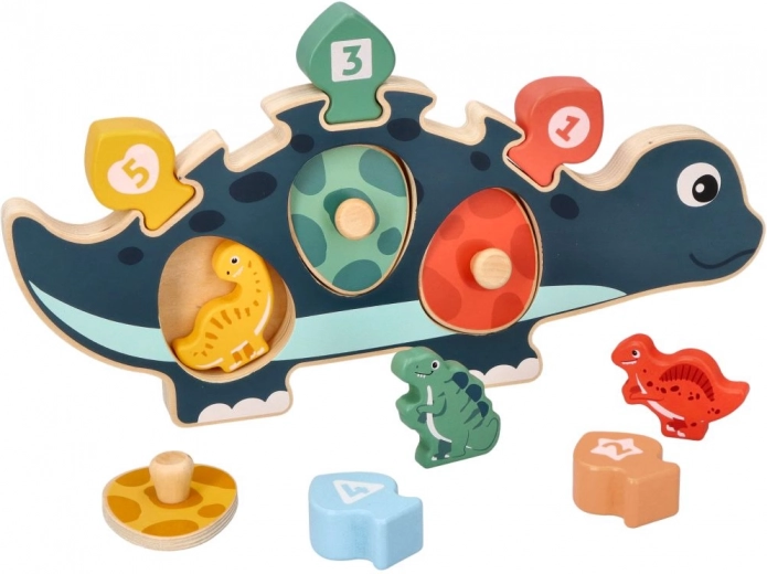 Holz-Kinderpuzzle - Dinosaurier