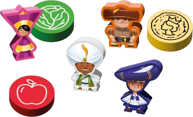 Große, robuste Token und Figuren – ideal für Kinderhände