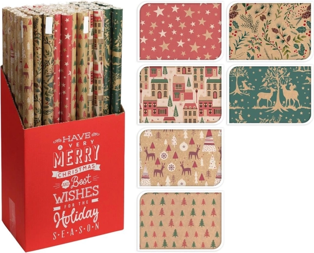 Klassisches Weihnachts-Geschenkpapier